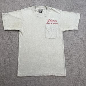 Vintage 90s Screen Stars Best T Shirt Company USA Made Single Stitch Pocket Tee